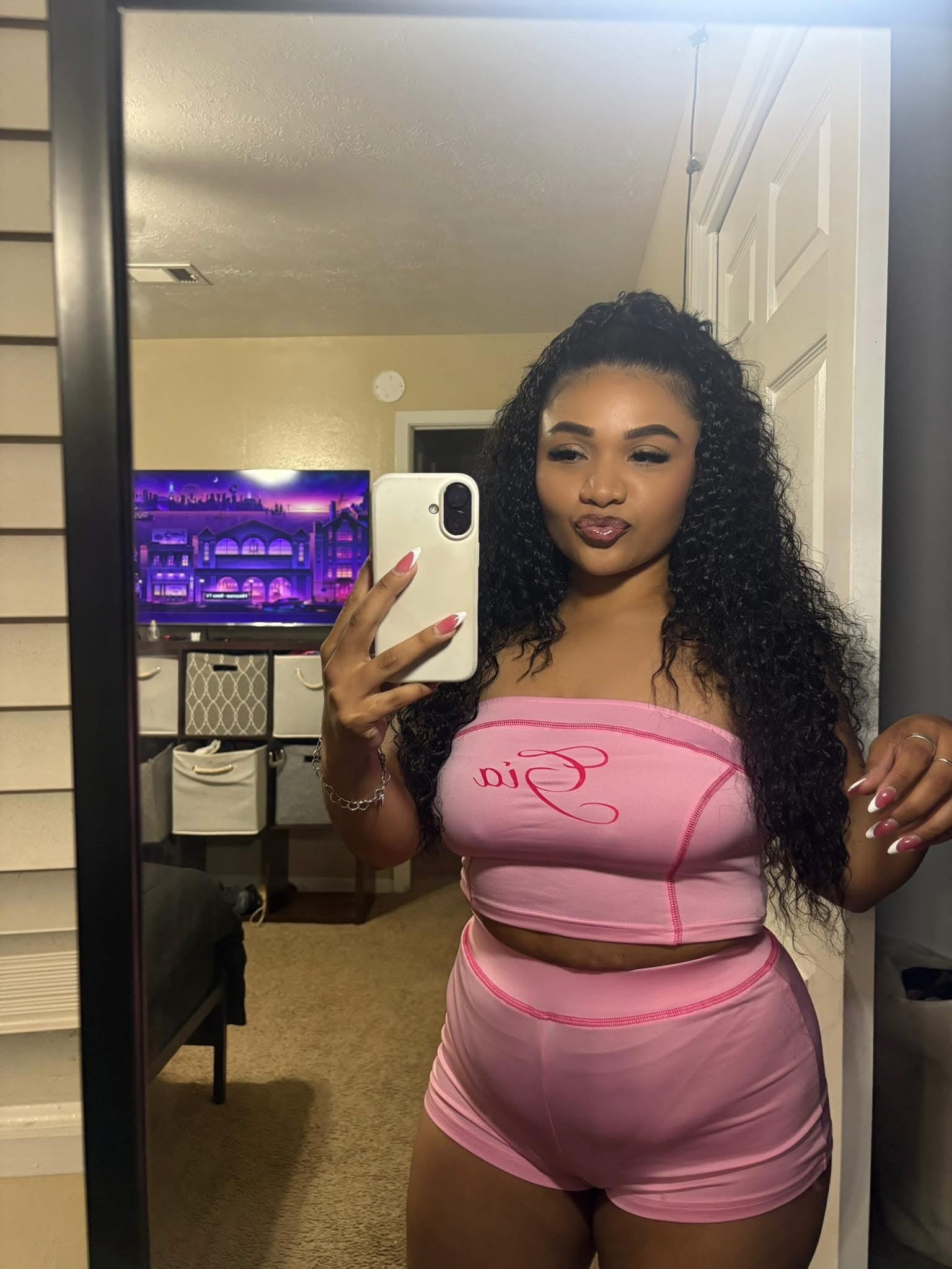Pink Gia Tube Top
