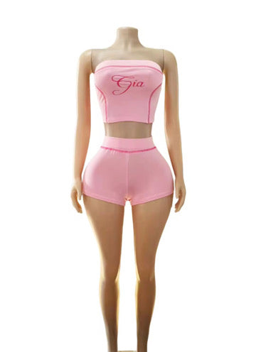 Pink Gia Tube Top